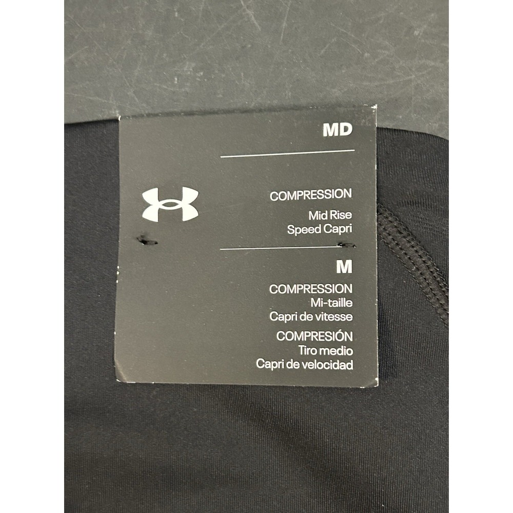 NWT Under Armour Womens Compression Pants Heat Gear Black Medium - Picture 8 of 11